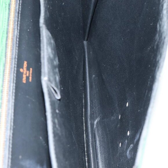 LOUIS VUITTON Epi Serviette Ambassador Business Bag Green - Picture 14 of 15